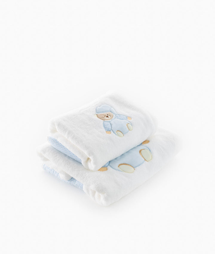 2pc Towel Set - Blue