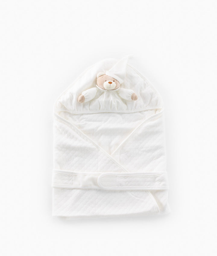 3D Bear Swaddle - Beige