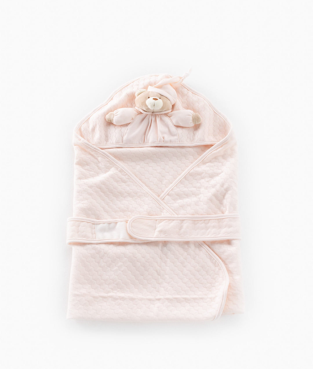 3D Bear Swaddle - Pink