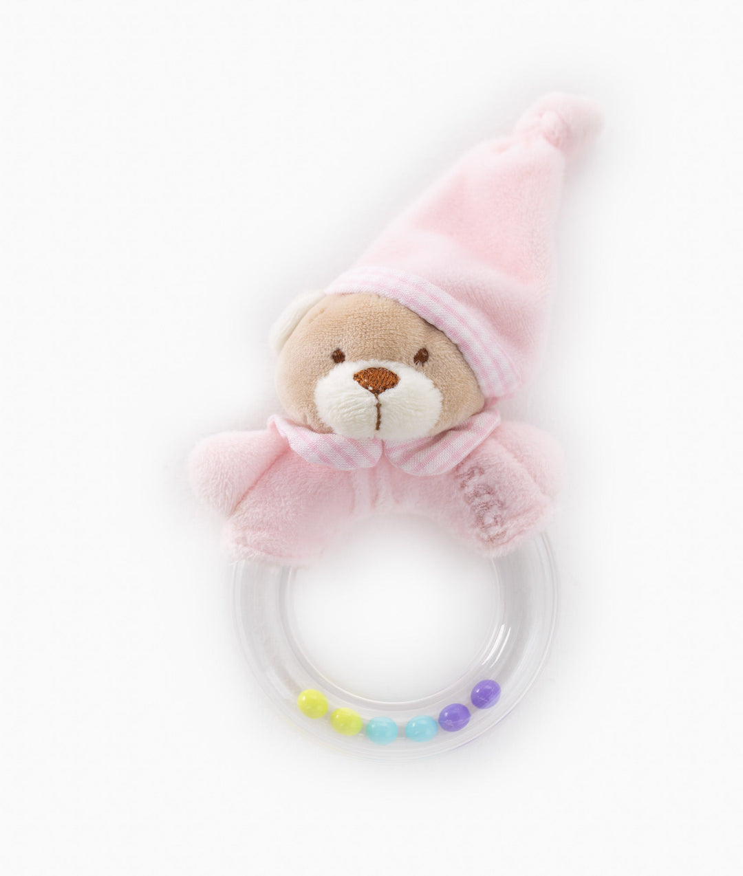 Baby Bear Rattle - Pink