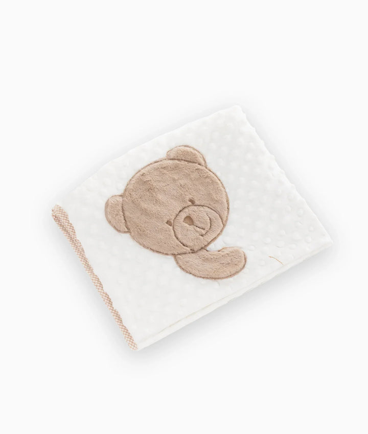 Bubble Bear Blanket - Beige