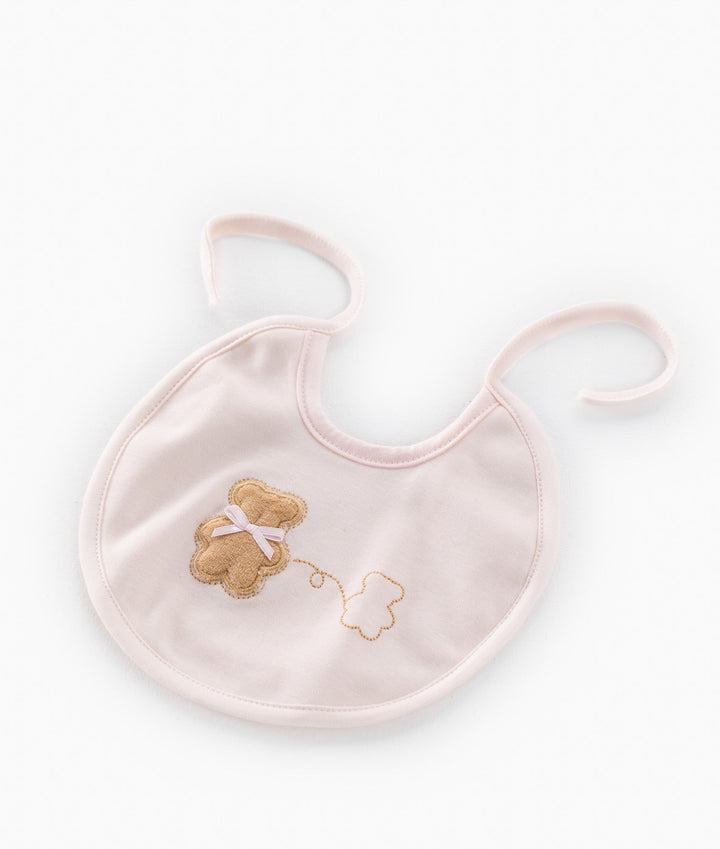 Classic Bear Bib - Pink