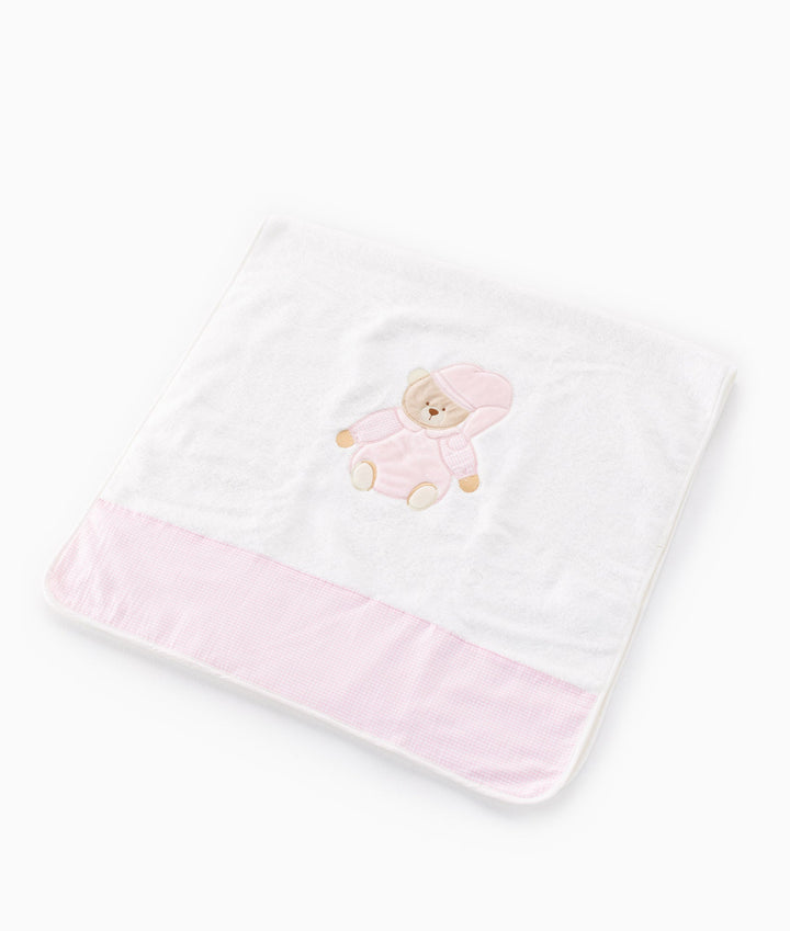 Classic Bear Towel - Pink