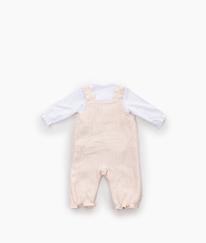 Cotton Overalls with Bows