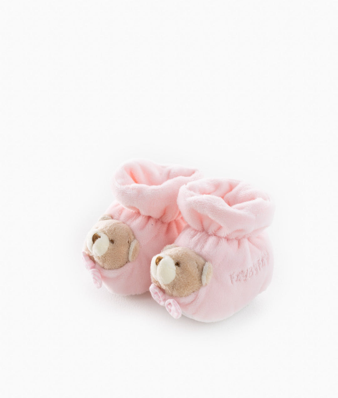 Newborn Bear Shoes - Pink