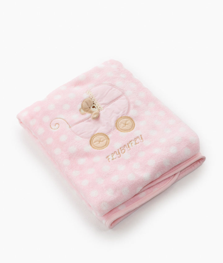 Polka Dot Blanket - Pink