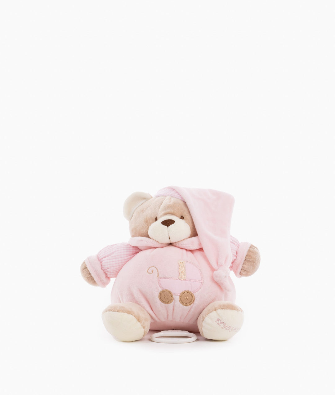 Pull String Musical Bear - Pink