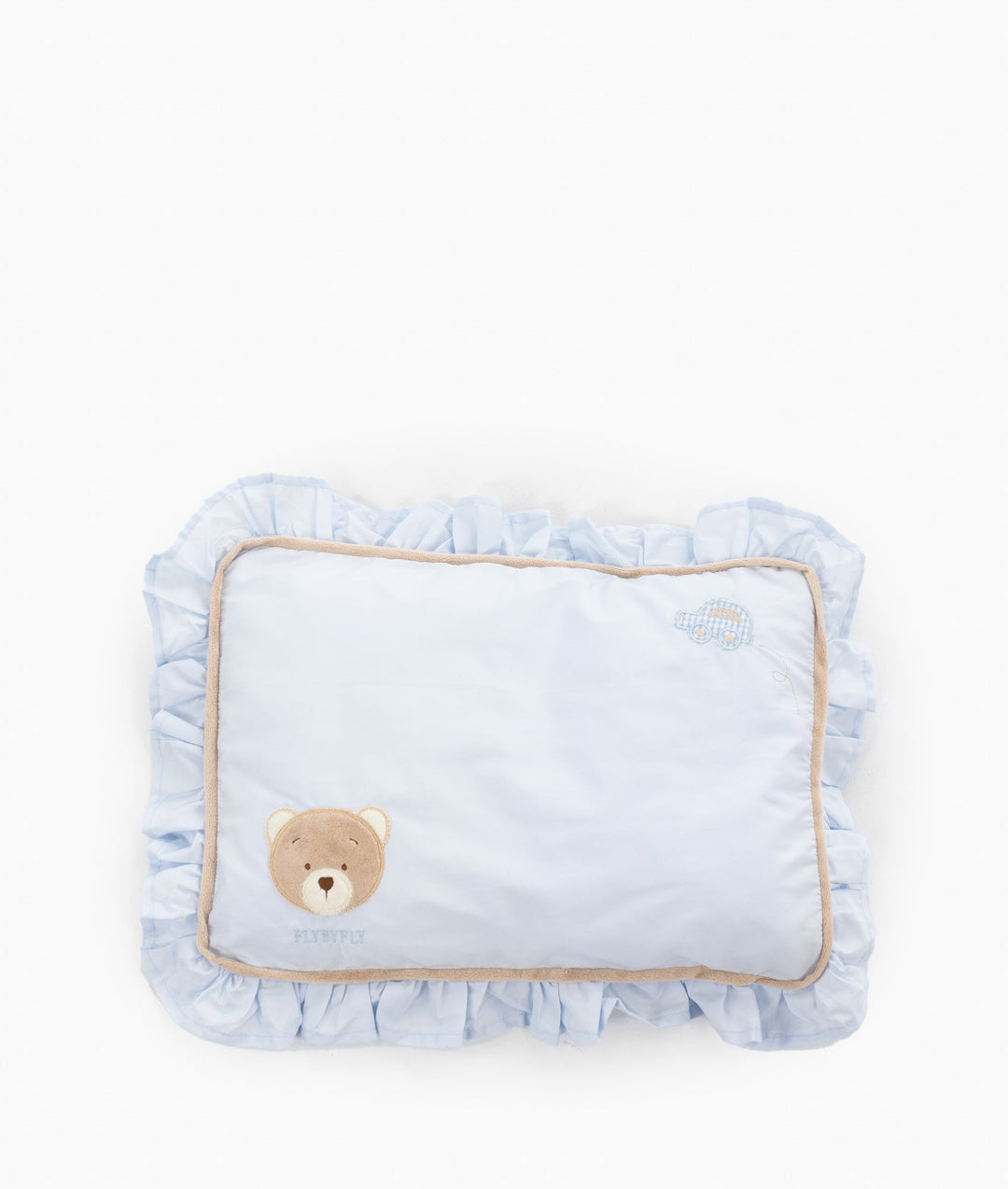 Ruffle Pillow - Blue